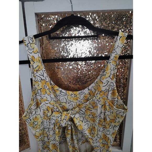 Pact Yellow Floral Midi Dress - Picture 6 of 15